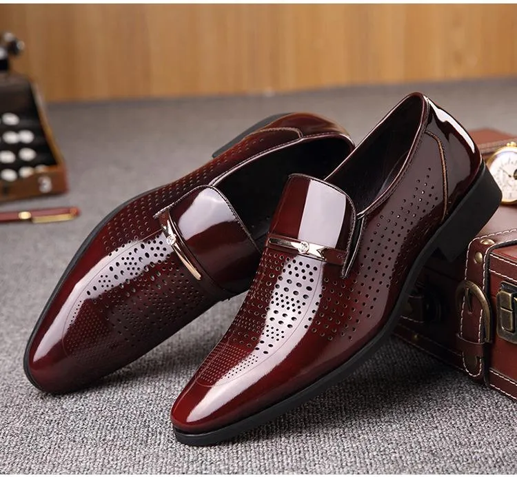 Summer Autumn Pointed Toe Mens Dress Shoes