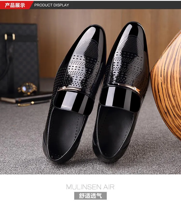 Summer Autumn Pointed Toe Mens Dress Shoes