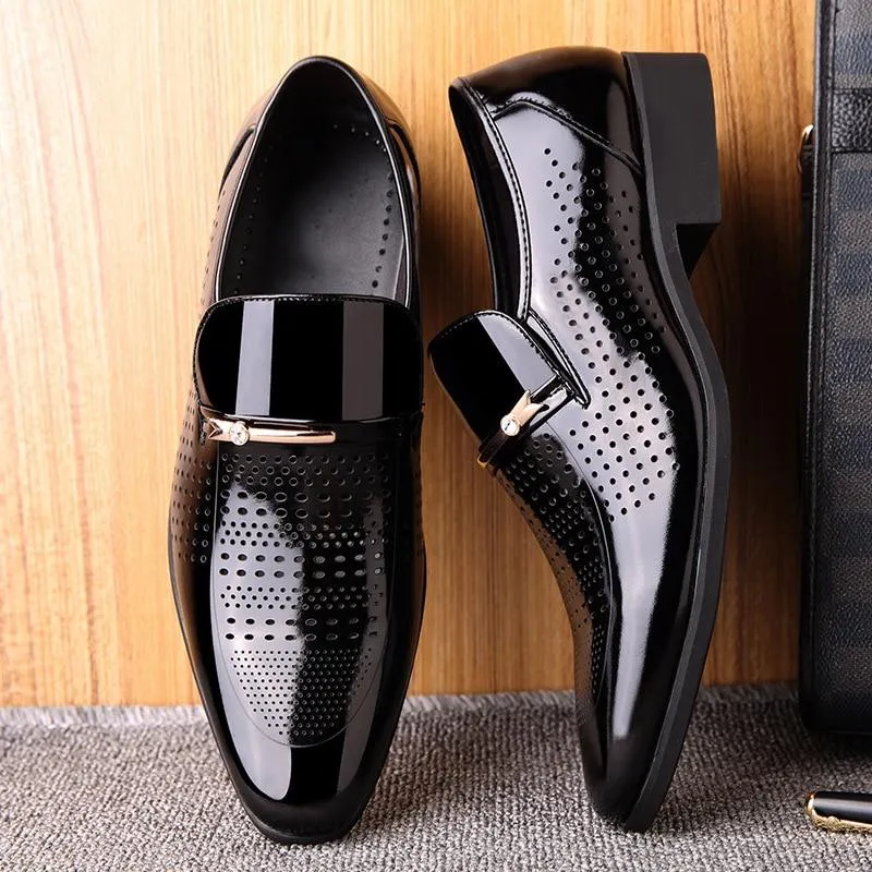 Summer Autumn Pointed Toe Mens Dress Shoes