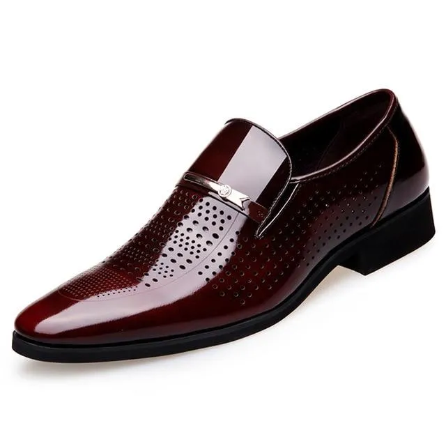 Summer Autumn Pointed Toe Mens Dress Shoes