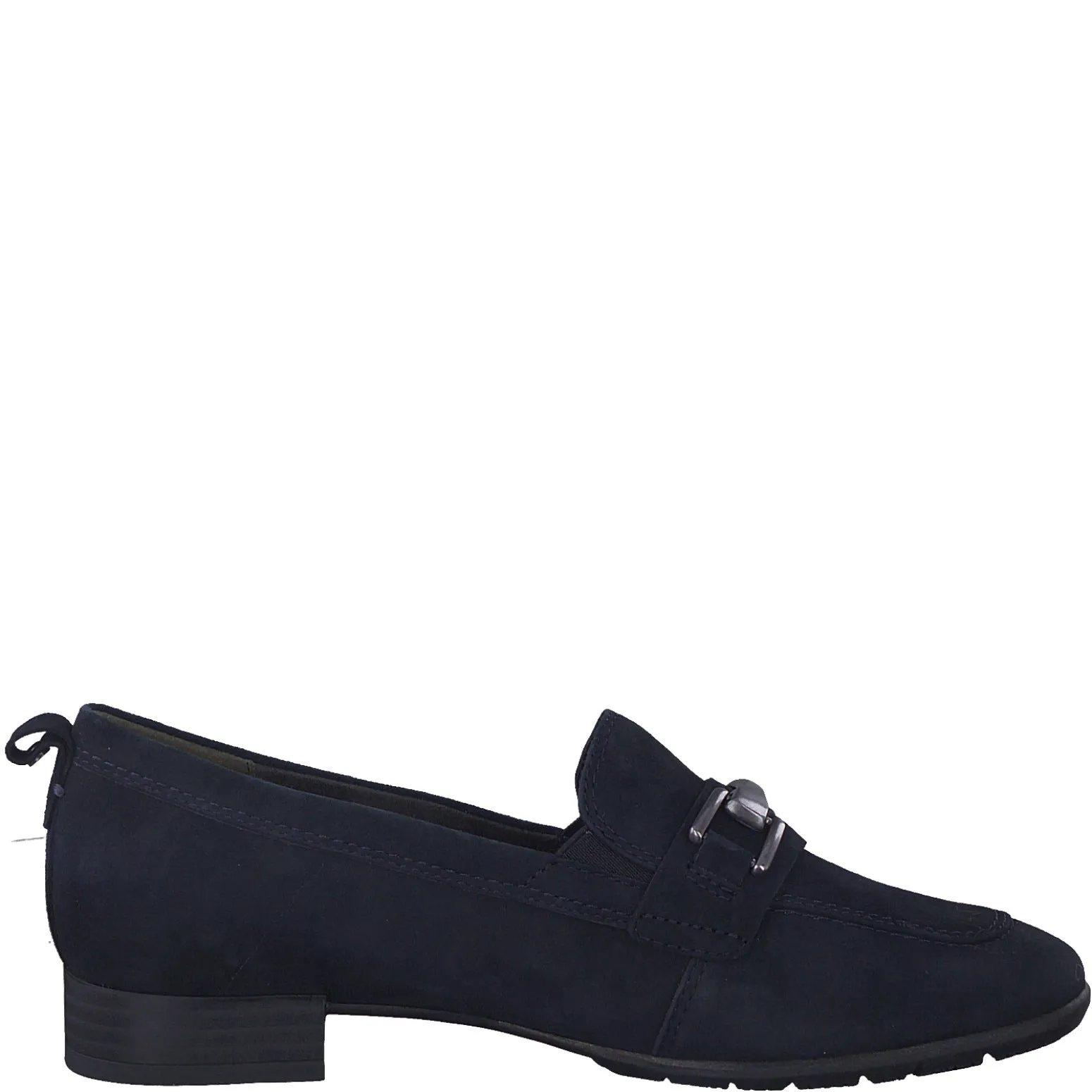 TAMARIS COMFORT - 84205-806 FLAT SLIP-ON SHOE - NAVY SUEDE