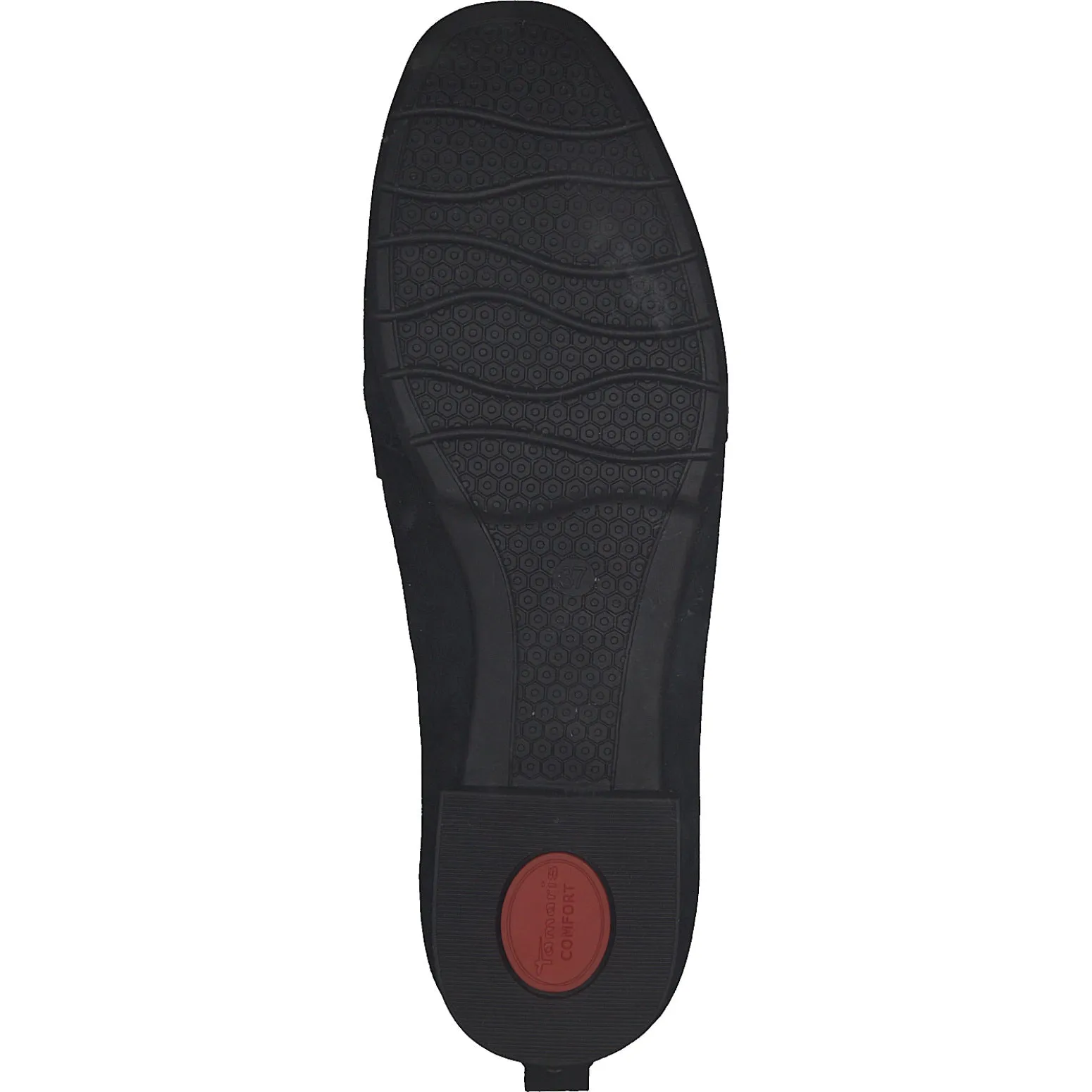 TAMARIS COMFORT - 84205-806 FLAT SLIP-ON SHOE - NAVY SUEDE