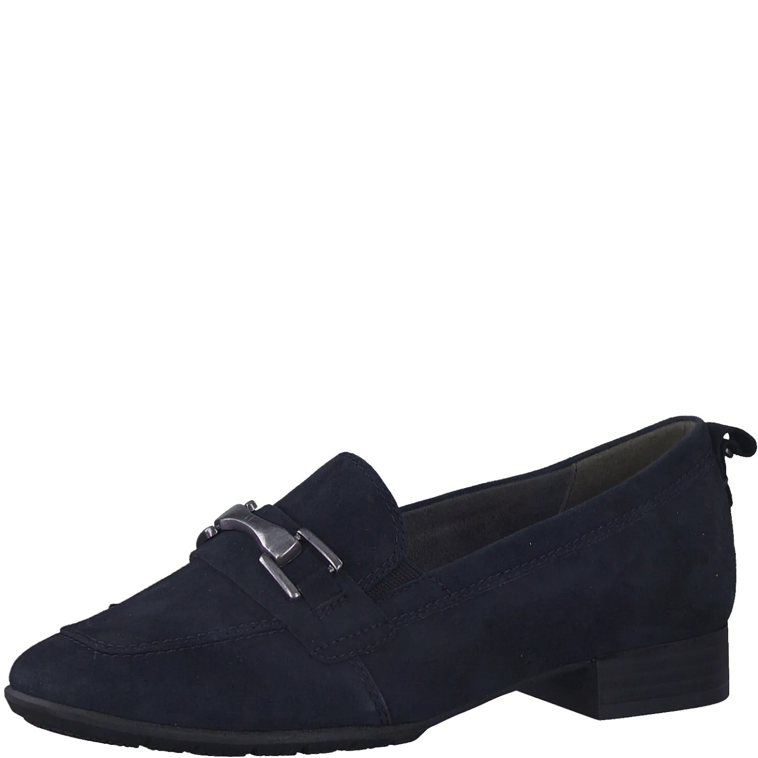 TAMARIS COMFORT - 84205-806 FLAT SLIP-ON SHOE - NAVY SUEDE