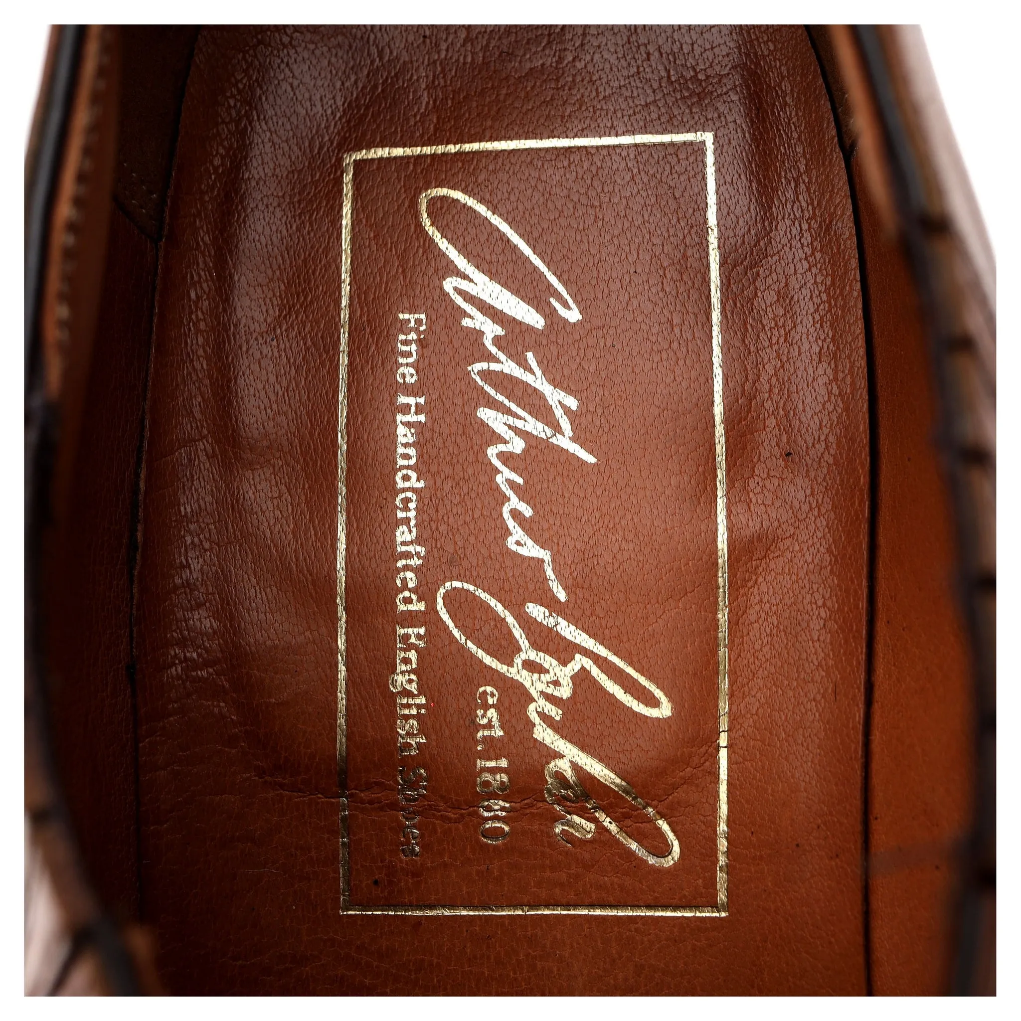 Tan Brown Leather Lazyman Slip On Loafers UK 11 E