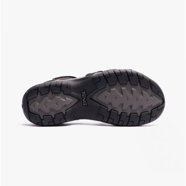 Teva TIRRA LEATHER Womens Strappy Sandals Black