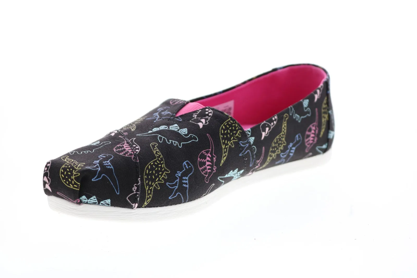 Toms Alpargata 10016528 Womens Black Canvas Slip On Loafer Flats Shoes