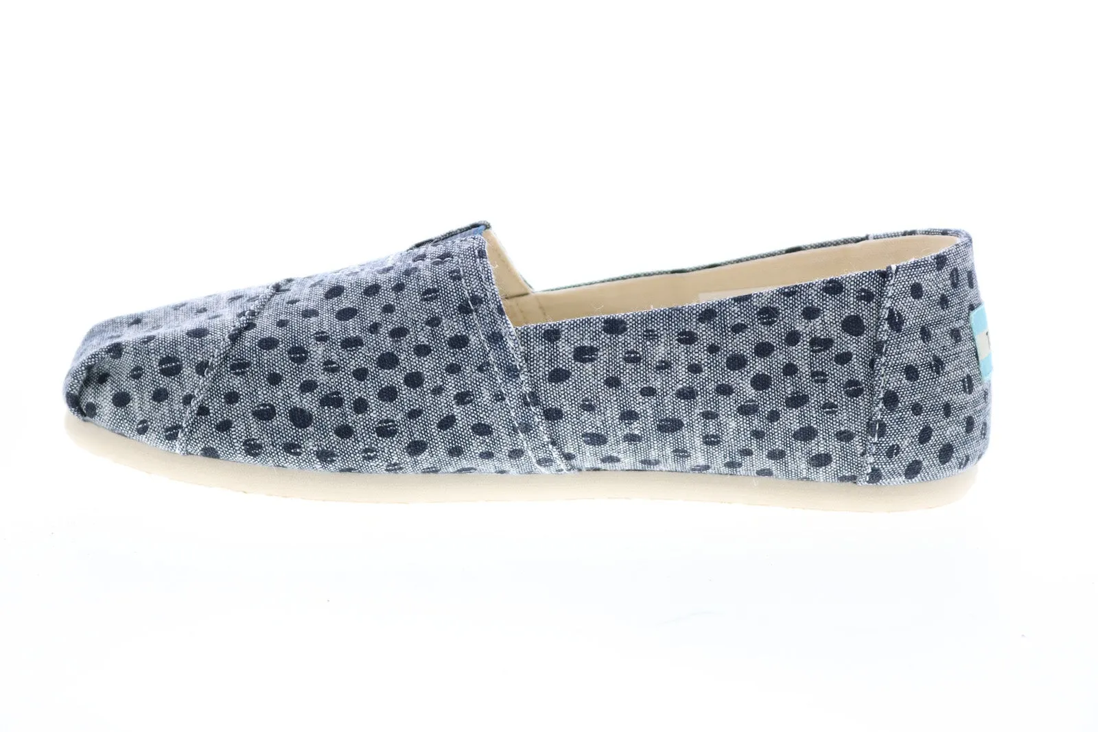 Toms Alpargata 10017342 Womens Blue Canvas Loafer Flats Shoes
