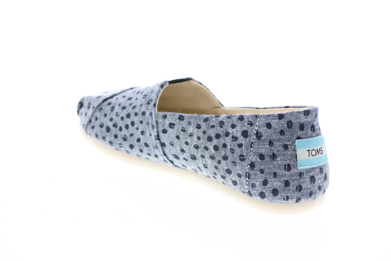 Toms Alpargata 10017342 Womens Blue Canvas Loafer Flats Shoes