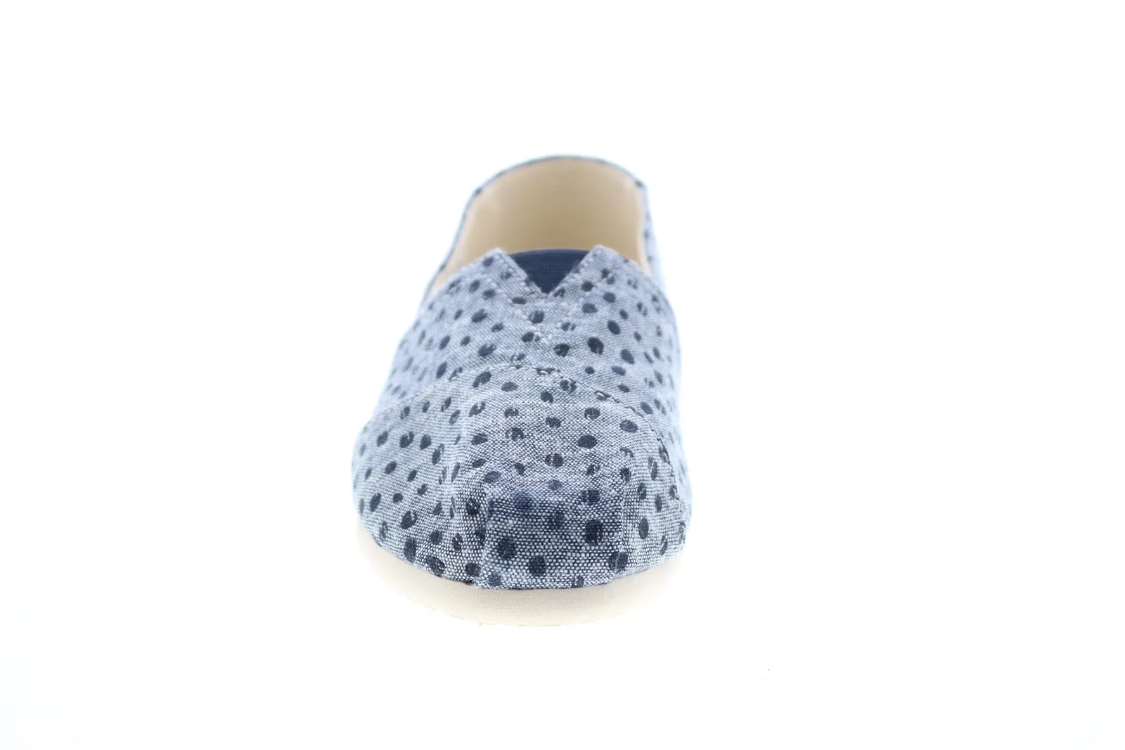 Toms Alpargata 10017342 Womens Blue Canvas Loafer Flats Shoes