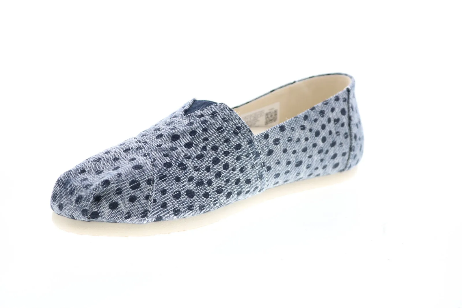 Toms Alpargata 10017342 Womens Blue Canvas Loafer Flats Shoes