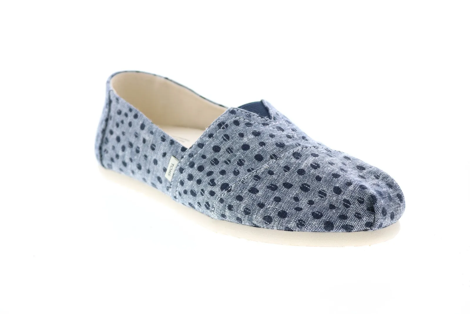 Toms Alpargata 10017342 Womens Blue Canvas Loafer Flats Shoes