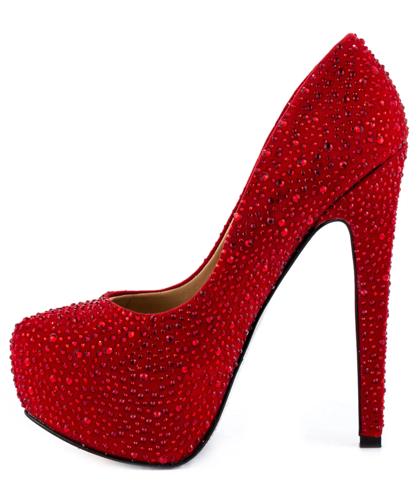 Topeka Rhinestone Suede Platforms