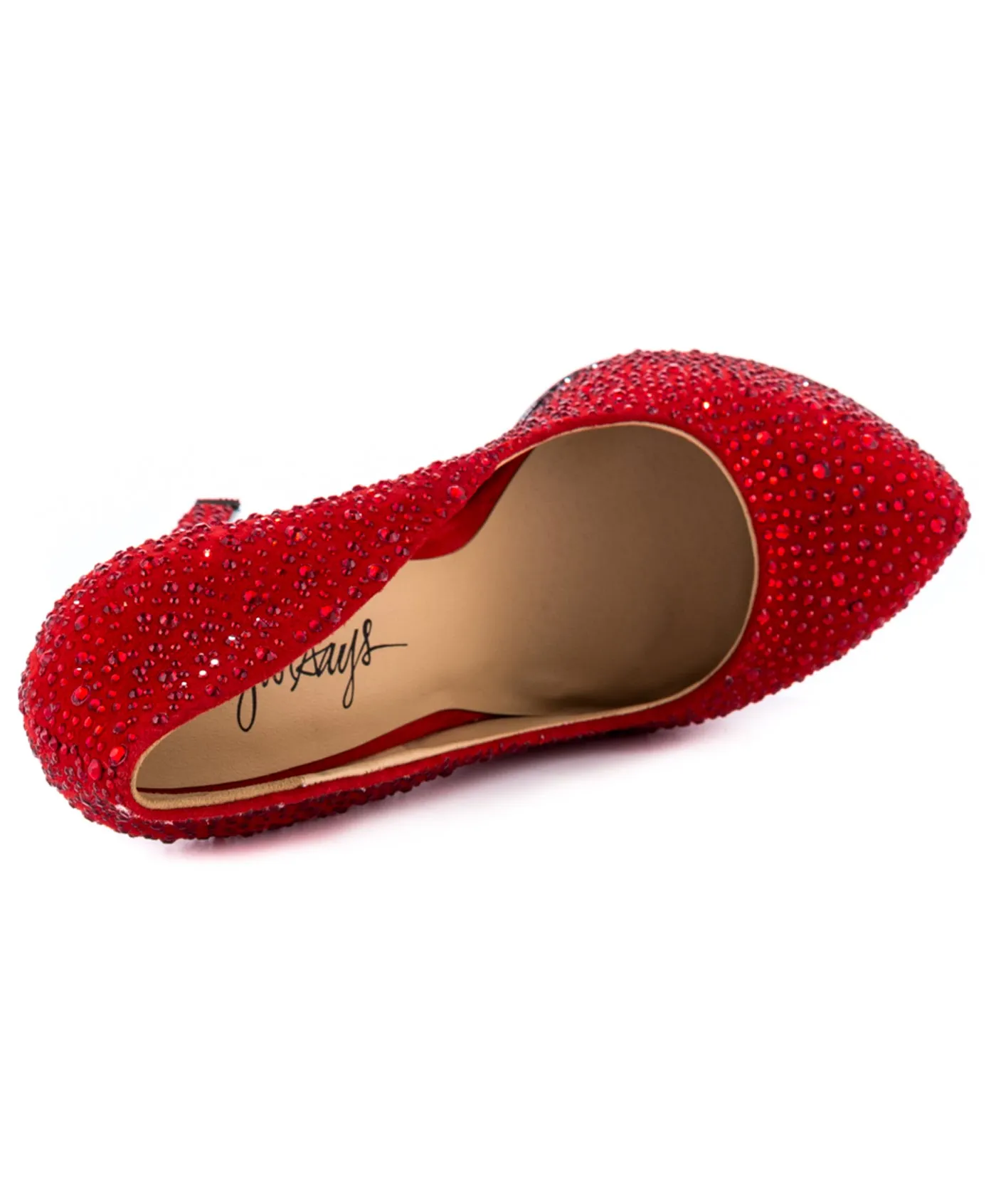Topeka Rhinestone Suede Platforms