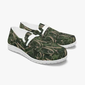 Trendy Canvas Lace-up Loafers