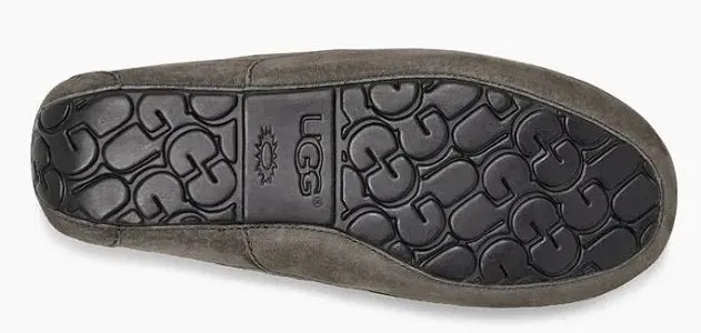 UGG Men's Charcoal Ascot Comfort Slip-On Slipper 1101110-CHRC