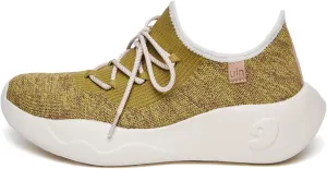 UIN Men's Fashion Sneakers Walking Casual Slip Ons Microfiber Comfortable Lightweight Art Painted Athletic Travel Shoes Mijas
