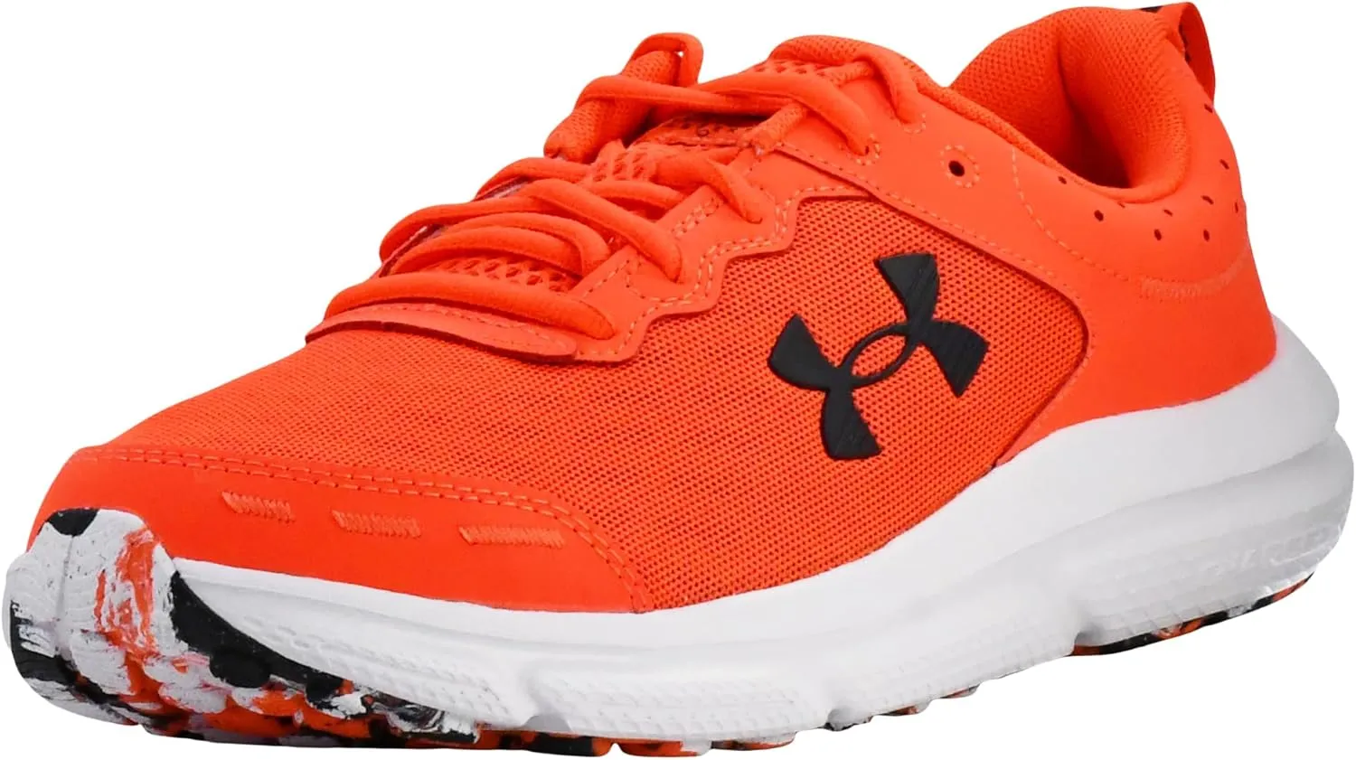 Under Armour Men's Charged Assert 10 Sneaker, Ares Red/Ares Red/Anthracite, 12