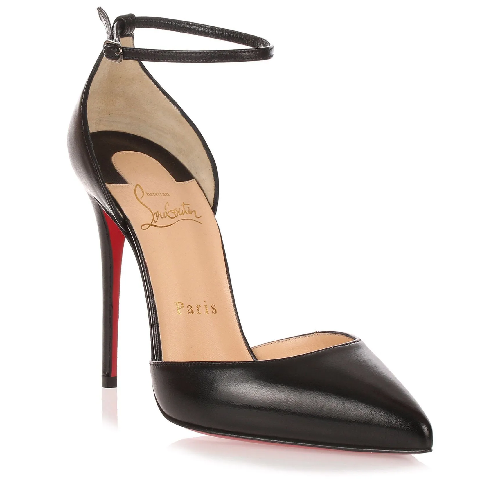 Uptown 100 black leather pump