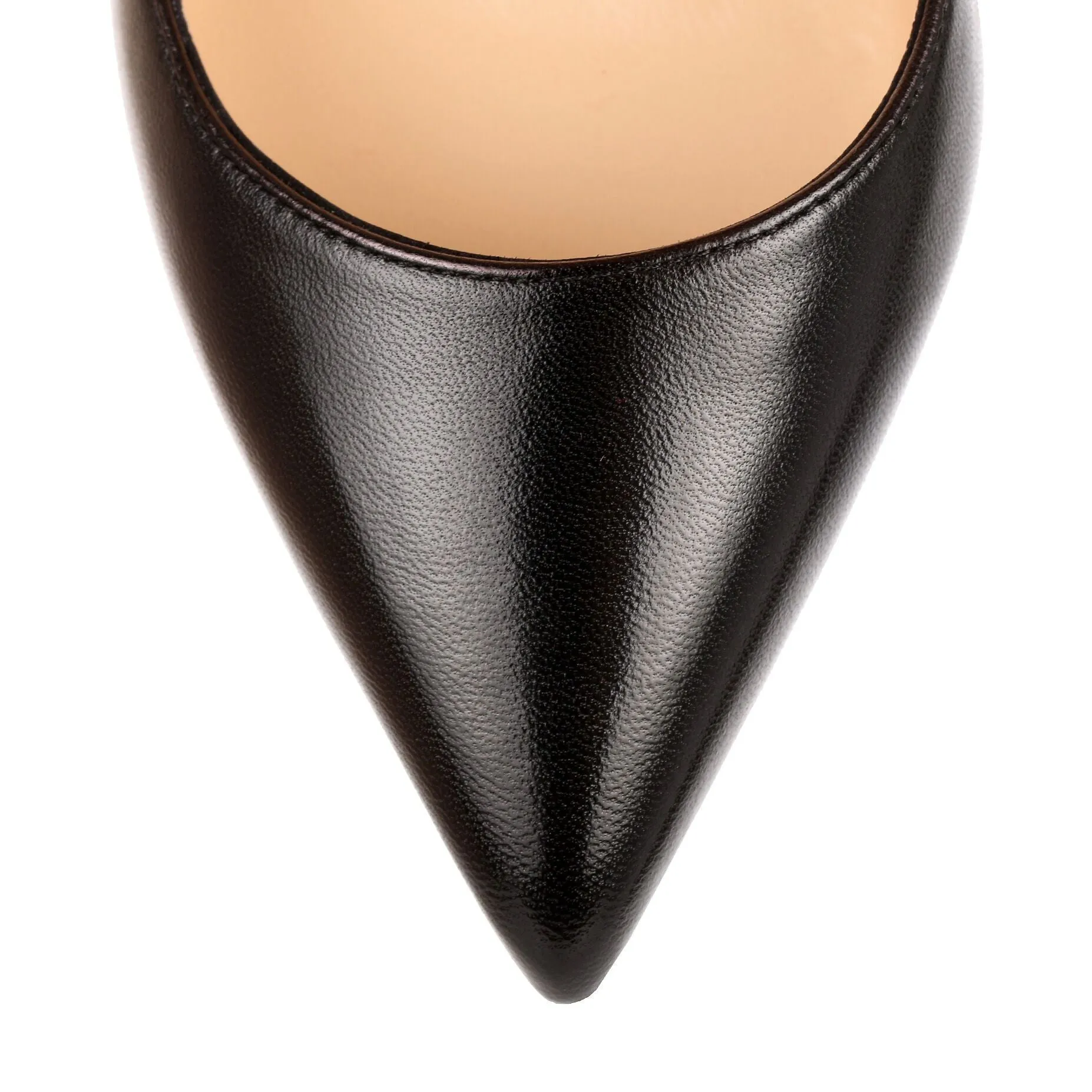 Uptown 100 black leather pump