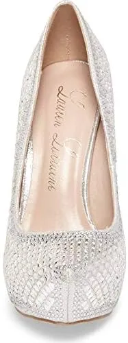 Vanna High Platform Pump Rhinestone High Heel Prom Wedding Shoes Formal