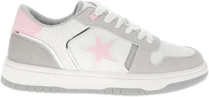 Vintage Havana Womens Fresh Lace Up Sneakers Shoes Casual - Grey, Pink, White