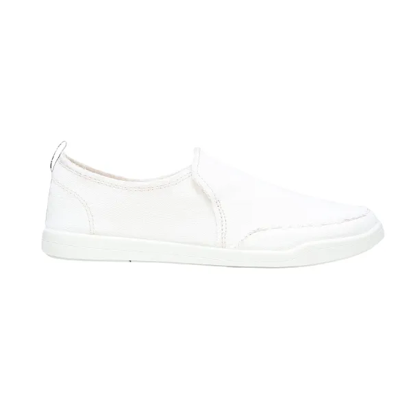 Vionic Women’s Malibu Slip-On Loafers – Casual Orthotic Canvas Shoes with Arch Support and Removable Insole for All-Day Comfort