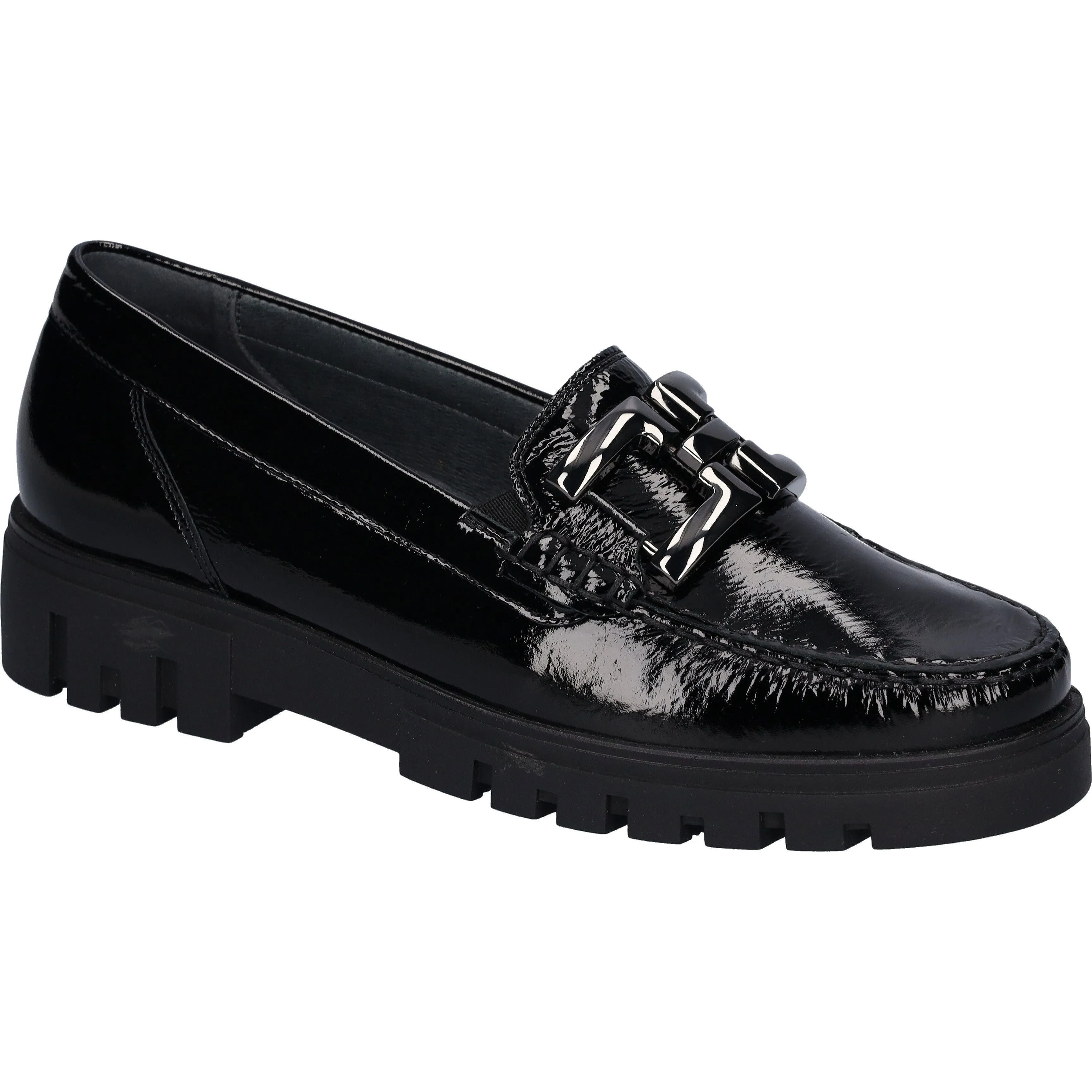 Waldlaufer Serena - Ladies Loafer in Black Patent