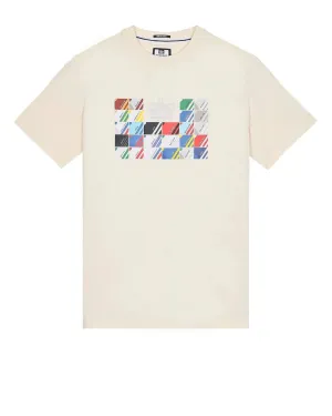 Weekend offender Alpha Tee in Ivory