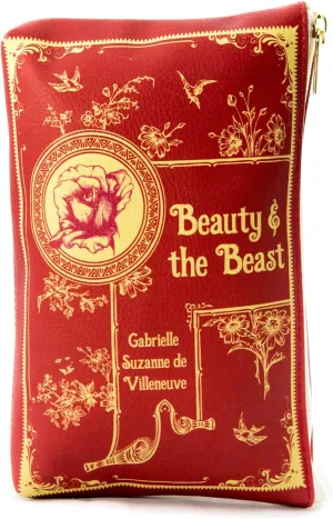 Well Read Book Theme Pouch Purse Clutch - Makeup & Toiletry Bag for Book Lovers