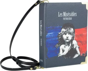 Well Read Les Miserables Large Book Themed Purse for Literary Lovers - Ideal Literary Gift for Book Club, Readers, Authors & Bookworms - Handbag & Crossbody Bag