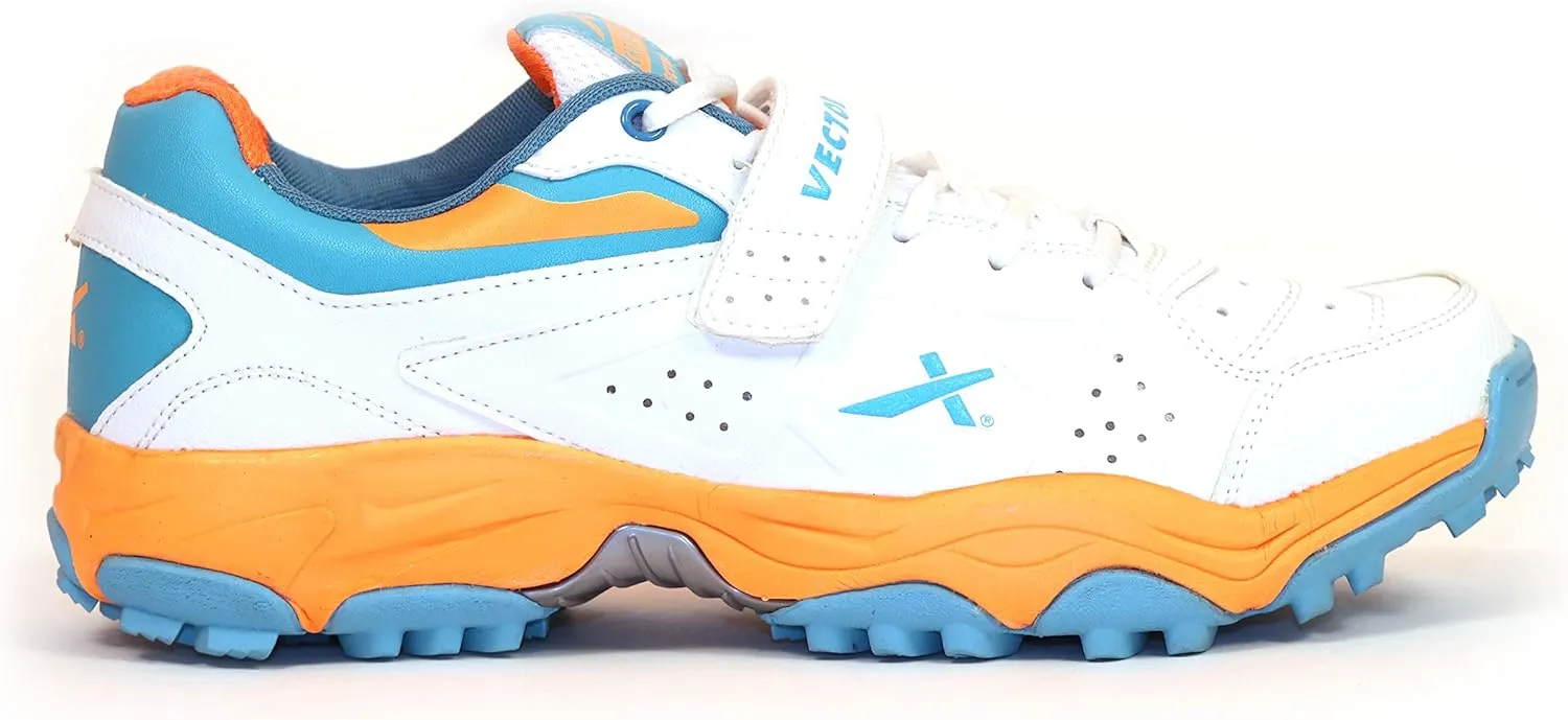 WMX KD Vector Cricket Shoes Rubber Spike Cricket, Hockey Sports Studs Indoor Out Door Trek Shoes