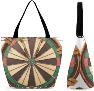 Women's Handbags Arrow Target Board Shopping Bag Leather Tote Bag Satchel Bags