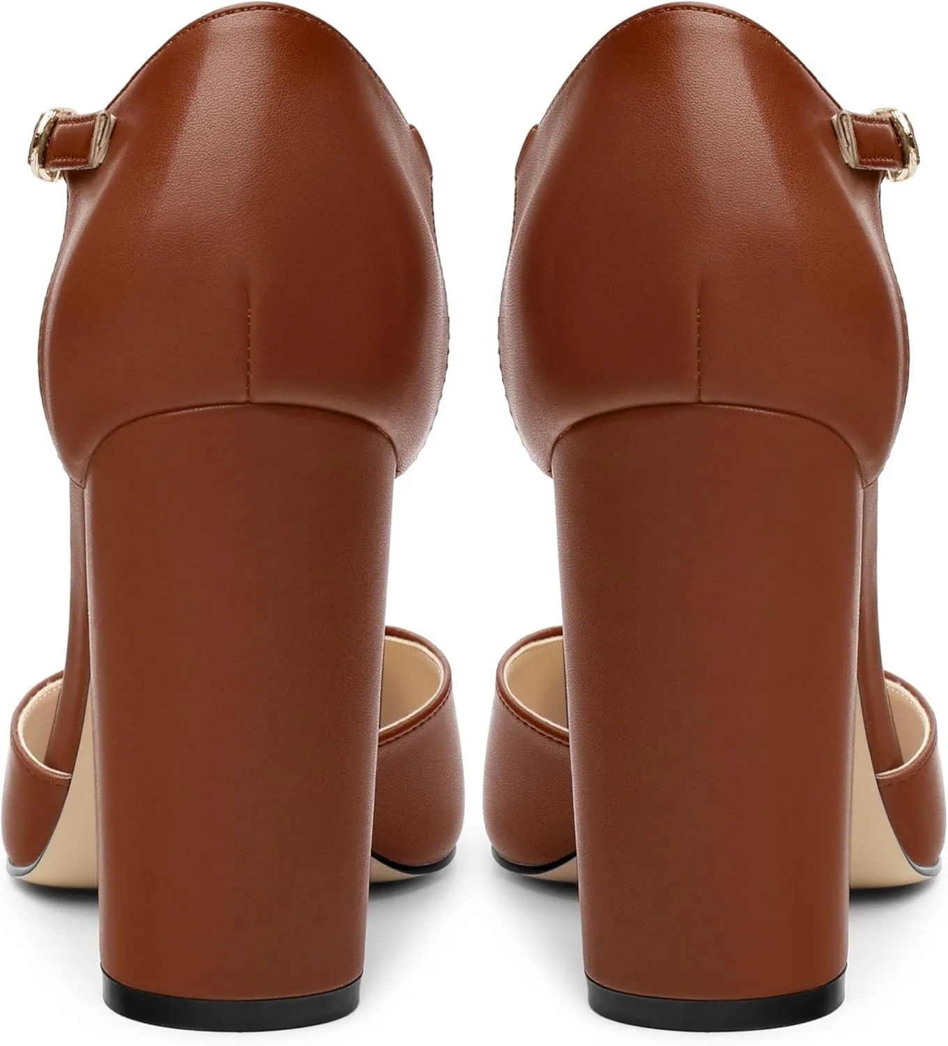 Women's High Heel Pumps, Simple Classic T-Strap Pointed Toe Dress Shoes,Party Dress Sandals3.9