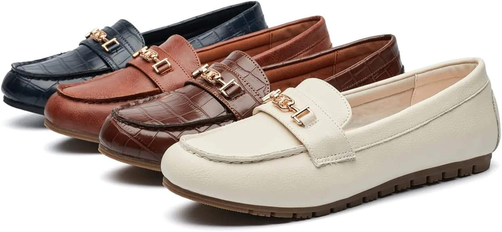 Women'S Loafer Shoes Leisure Slip on Work Shoes Comfort Walking Flats