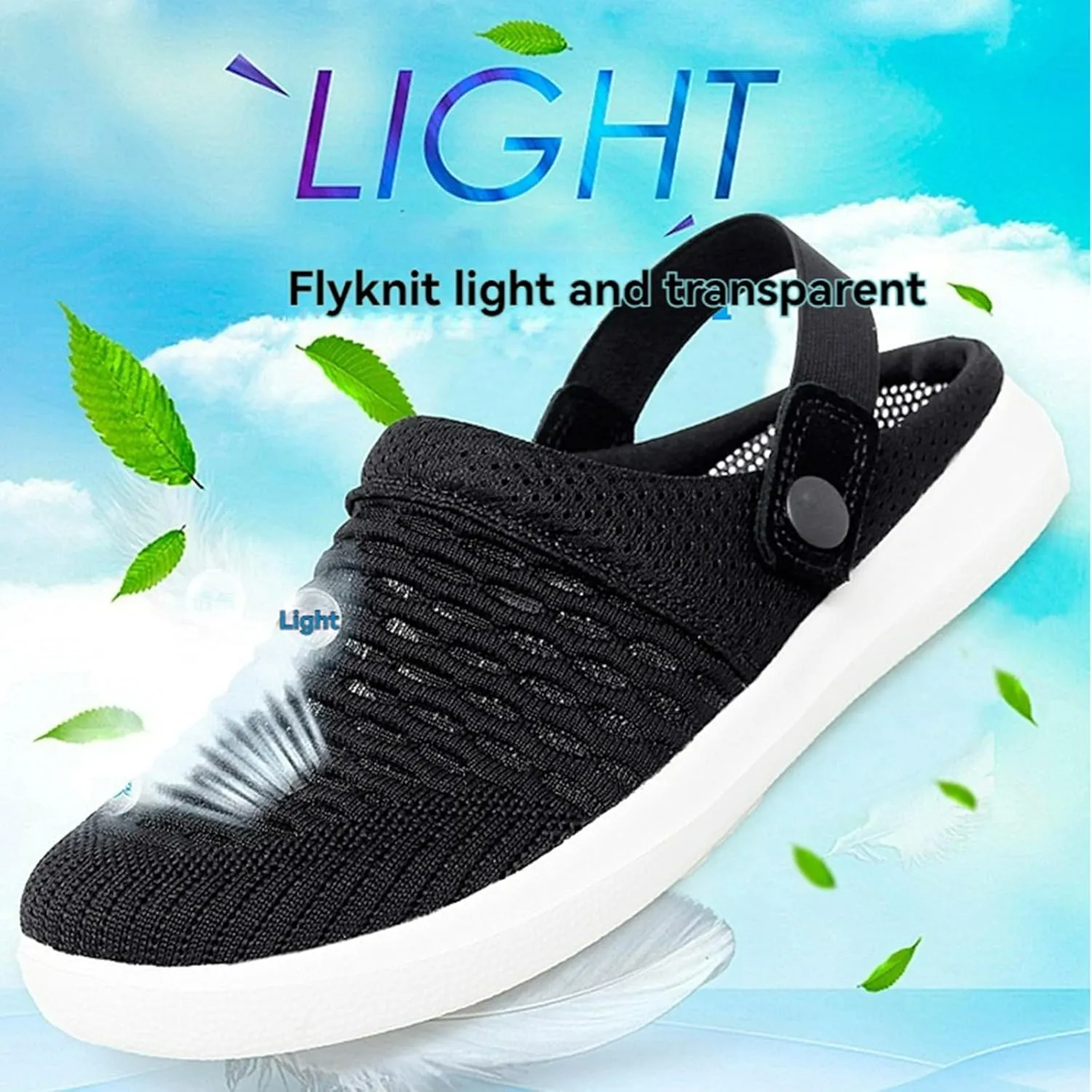 Womens Orthopedic Clogs Breathable Mesh Flats Shoes Beach Mules for Women 2025 Plus Size Summer Slippers Non Slip Quick Dry Pool Sandal Comfortable Casual Shoes Outdoor Walking