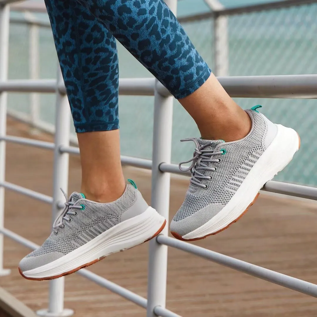 Women's Orthopedic Fashion Sneakers for Plantar Fasciitis: Flat Feet Supportive Cushioned Walking Shoes with Arch Support, Orthotic Soft Casual Sneakers for Ankle and Foot Pain Relief